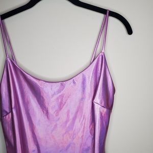 Pink Lovely Day Metallic Dress